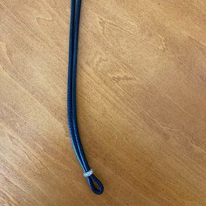 Brighton Black Leather Amulet Necklace